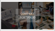 Company Portfolio PowerPoint Template and Google Slides